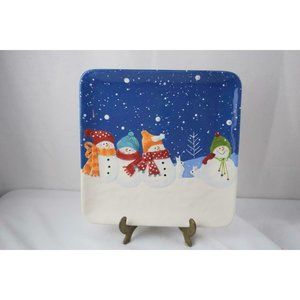 St. Nicholas Square Snow Days 11" Plate Square